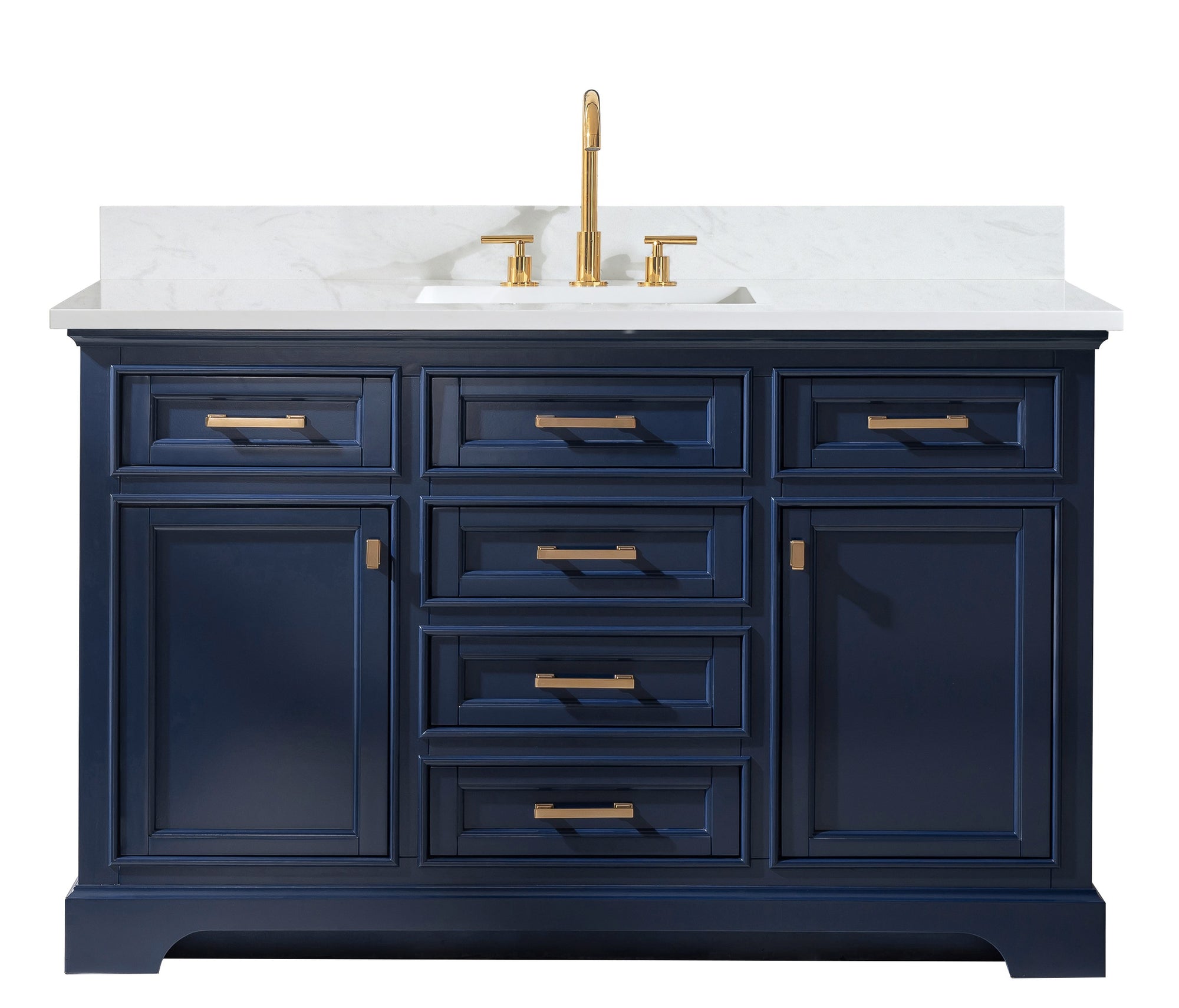 Milano 54" Single Vanity in Blue