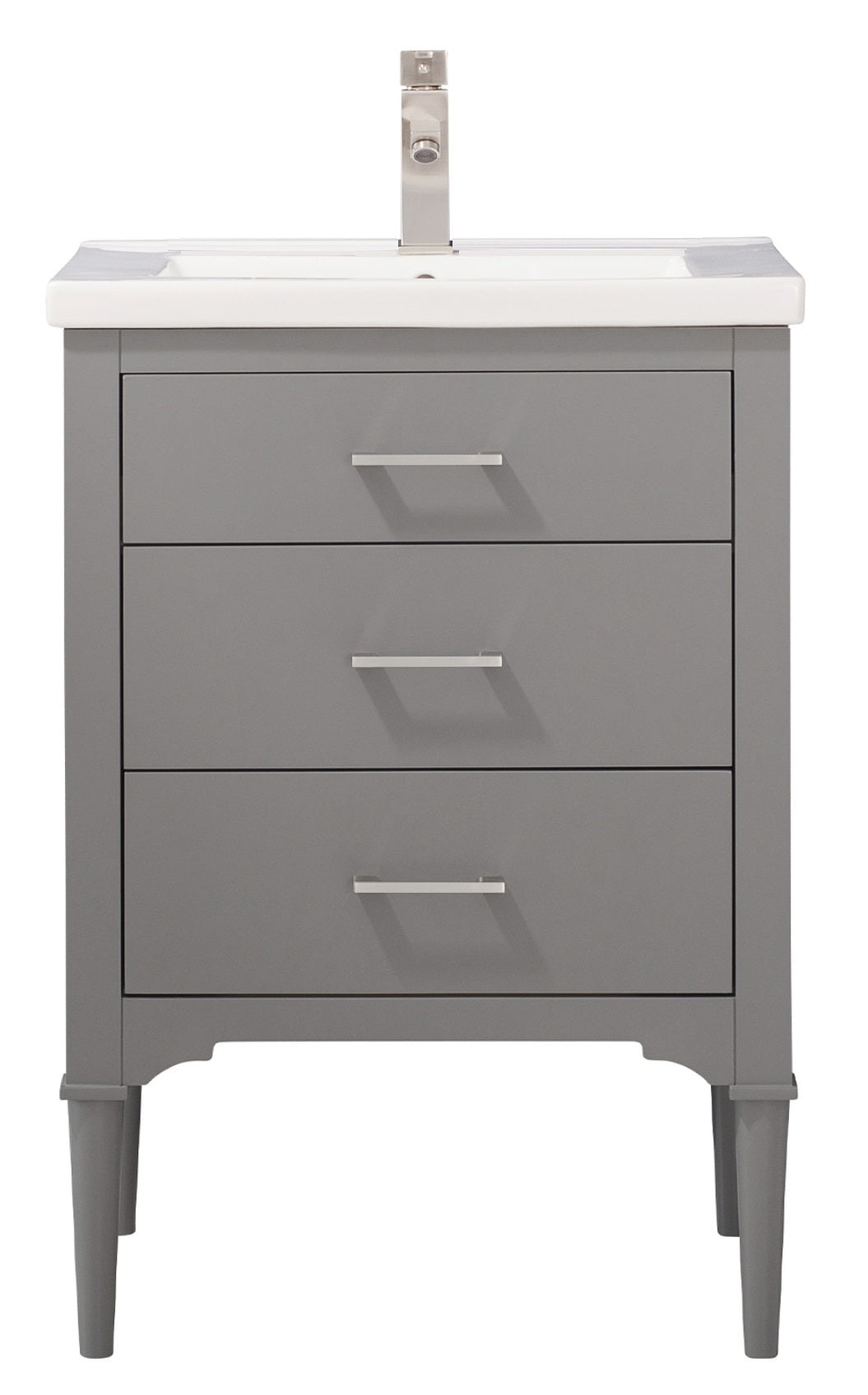 Mason 24" Single Sink Vanity In Gray