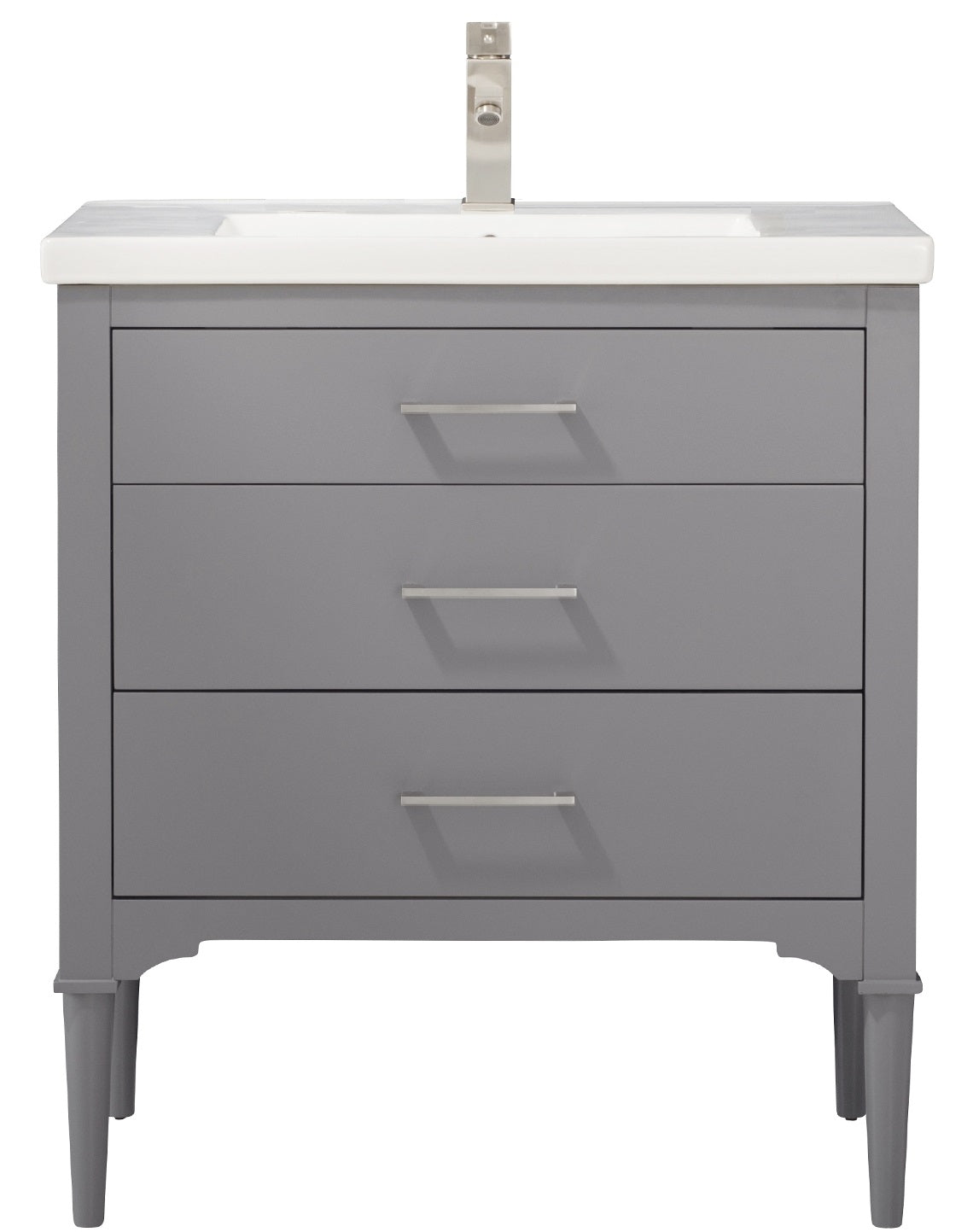 Mason 30" Single Sink Vanity In Gray