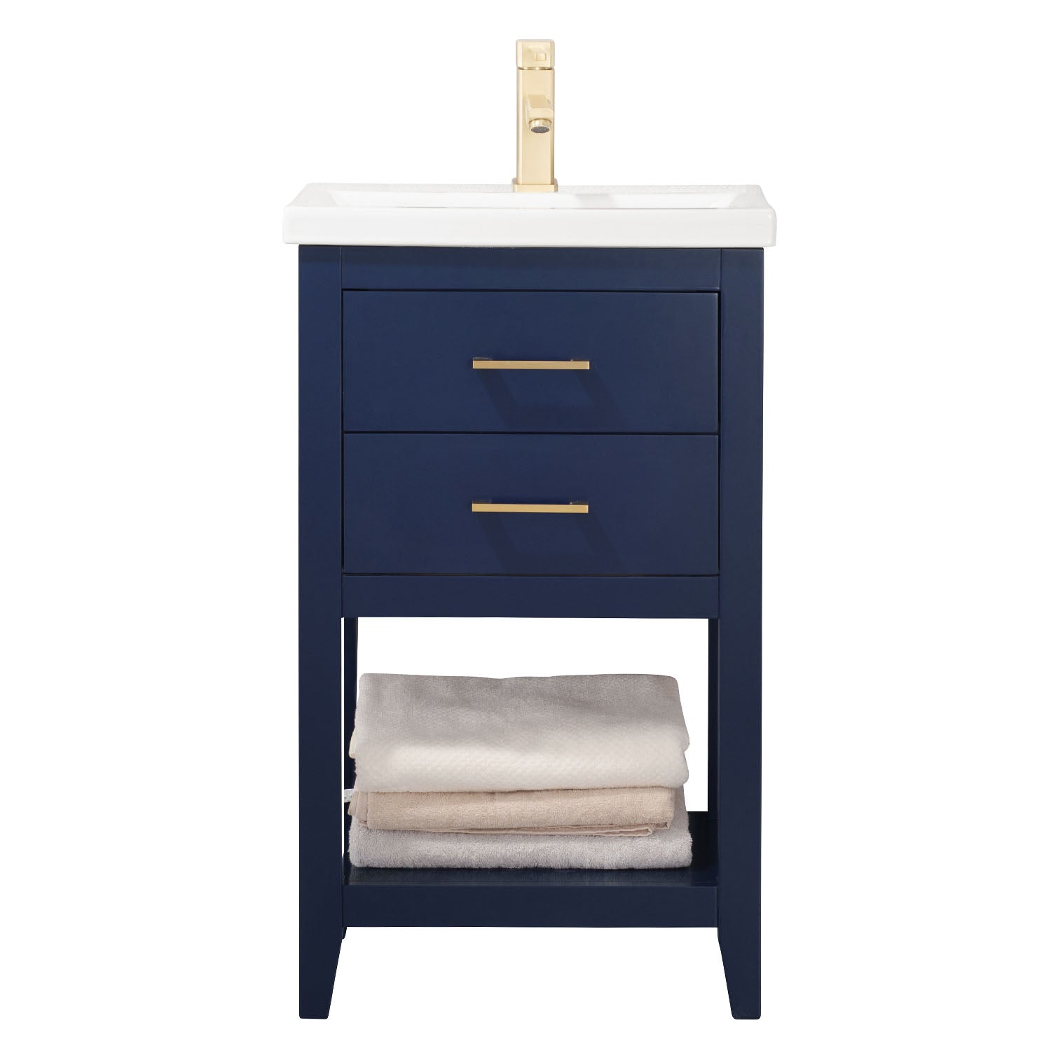 Cara 20" Single Sink Vanity In Blue