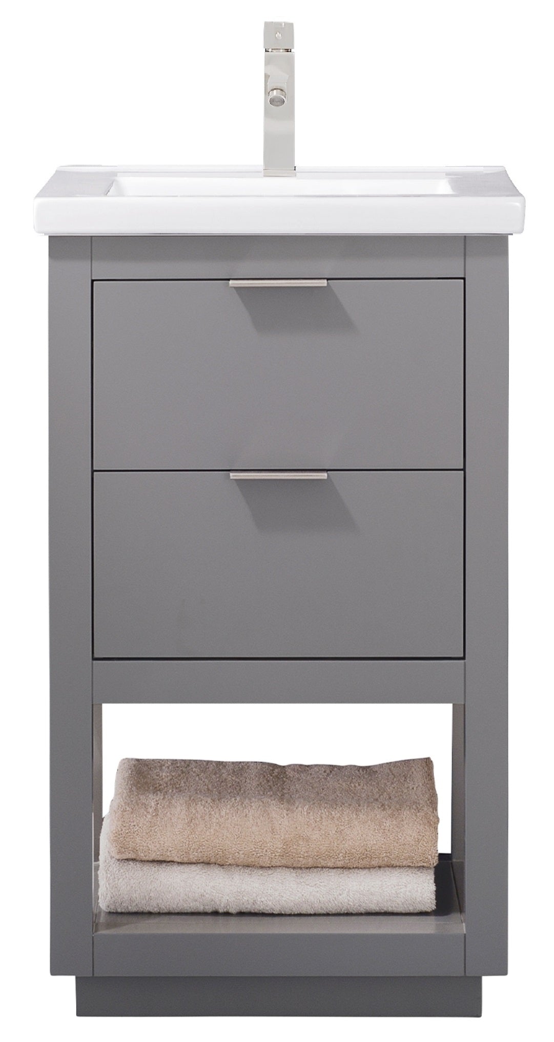 Klein 20" Single Sink Vanity In Gray