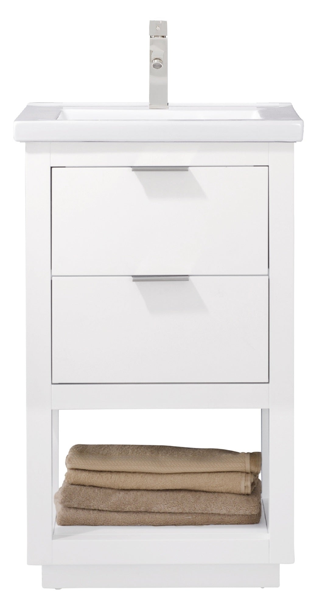 Klein 20" Single Sink Vanity In White