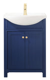 Marian 24&quot; Single Sink Vanity In Blue