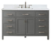 Valentino 54&quot; Single Vanity in Gray