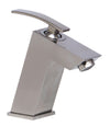 Brushed Nickel Single Lever Bathroom Faucet