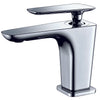 Polished Chrome Single Hole Modern Bathroom Faucet