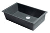 ALFI brand AB3020UM-T Titanium 30&quot; Undermount Single Bowl Granite Composite Kitchen Sink