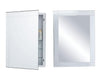 22.25&quot;W x 30.25&quot;H Medicine Cabinet, Mirrored Frame, Recessed or Surface Mount