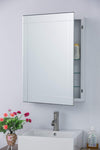 22.25&quot;W x 30.25&quot;H Medicine Cabinet, Mirrored Frame, Recessed or Surface Mount