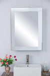 22.25&quot;W x 30.25&quot;H Medicine Cabinet, Mirrored Frame, Recessed or Surface Mount