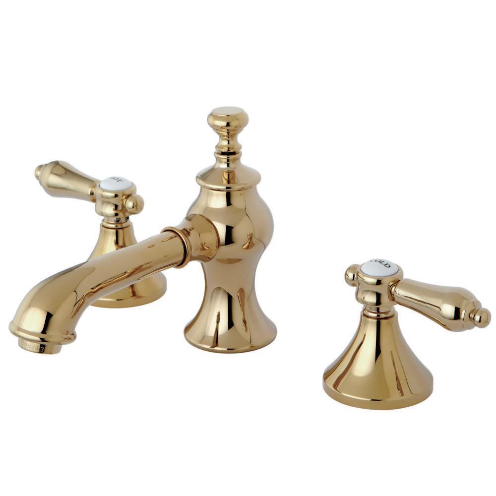 Kingston Brass Bel-Air Widespread Bathroom Faucet Polished Brass