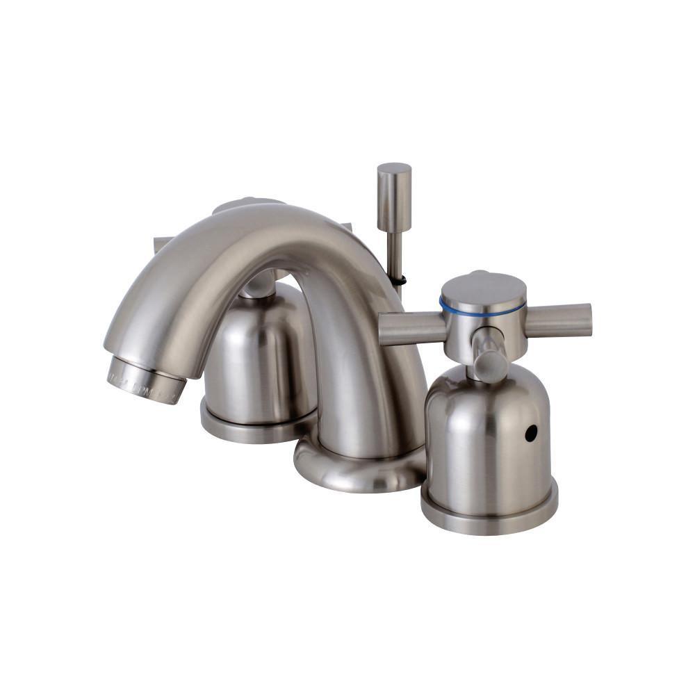 Kingston Brass Concord Widespread Bathroom Faucet Brushed Nickel