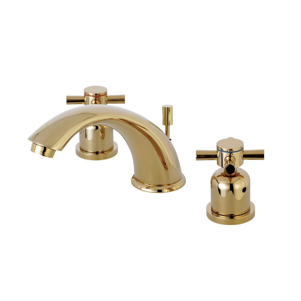 Kingston Brass Concord Widespread Bathroom Faucet Polished Brass