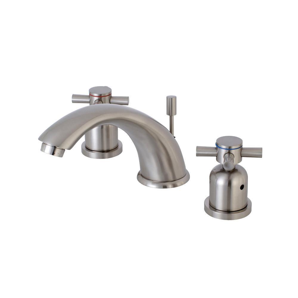 Kingston Brass Concord Widespread Bathroom Faucet Brushed Nickel