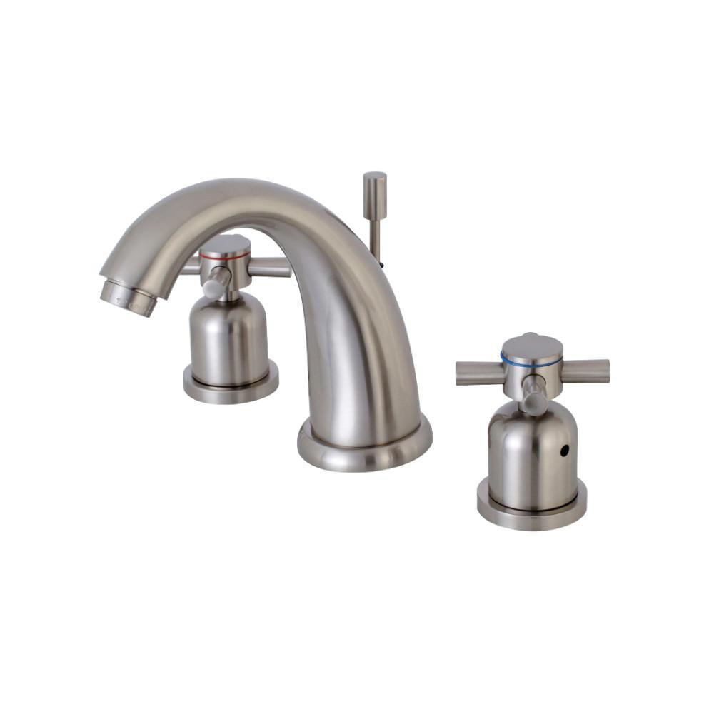 Kingston Brass Concord Widespread Bathroom Faucet Brushed Nickel