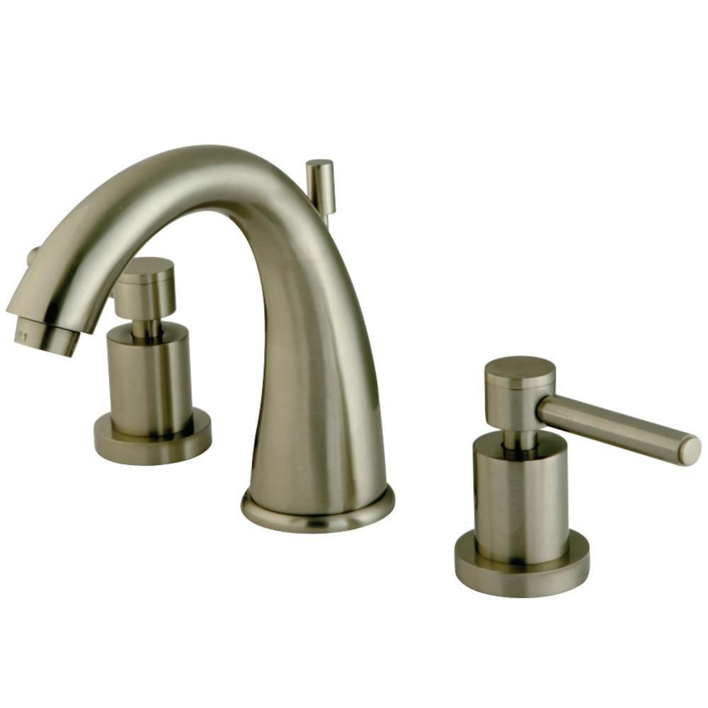 Kingston Brass Concord Widespread Bathroom Faucet Brushed Nickel