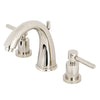 Kingston Brass Concord Widespread Bathroom Faucet Polished Nickel