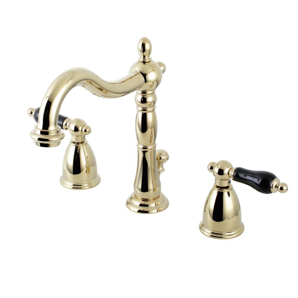 Kingston Brass Duchess Widespread Bathroom Faucet Polished Brass