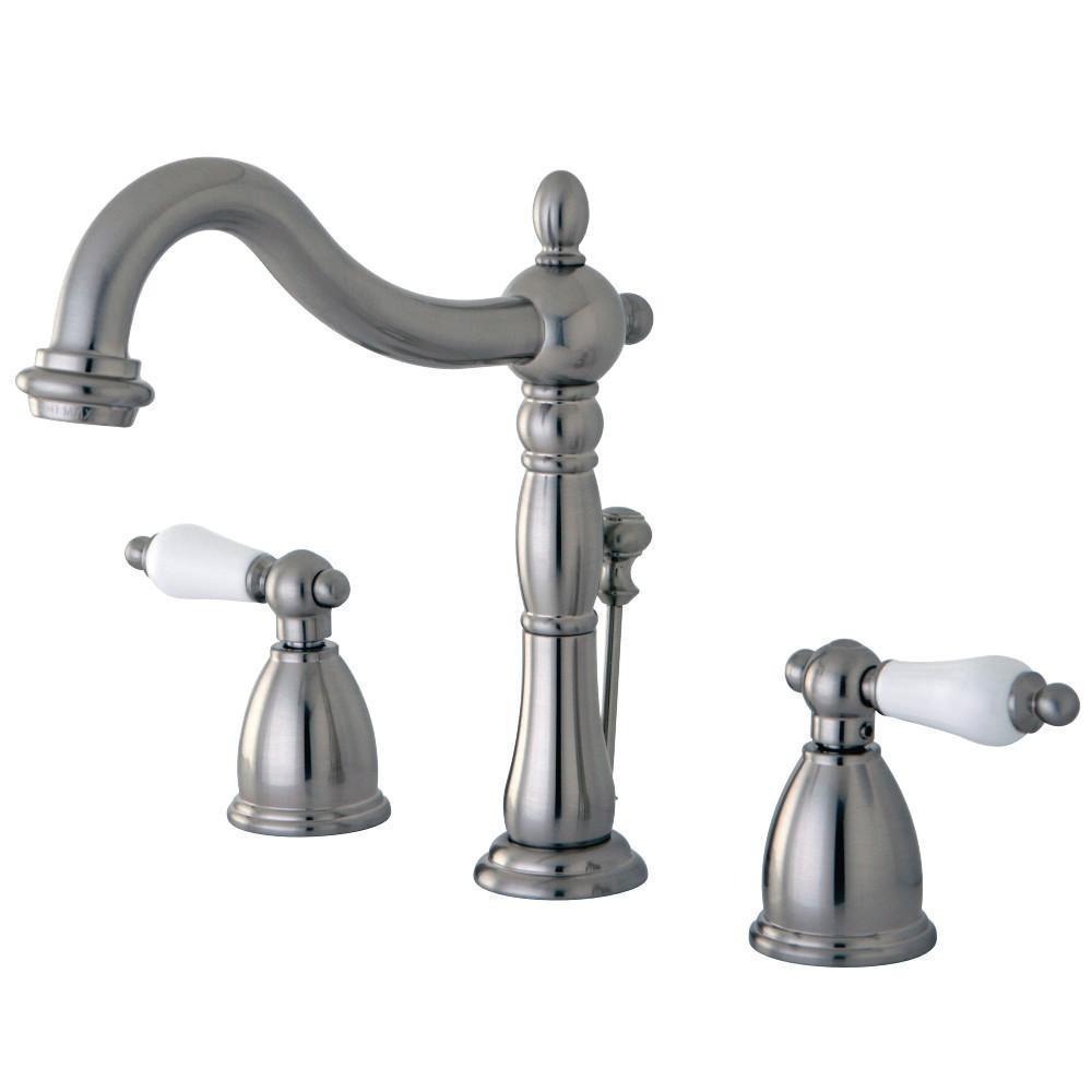 Kingston Brass Heritage Widespread Bathroom Faucet - Luxury Bath