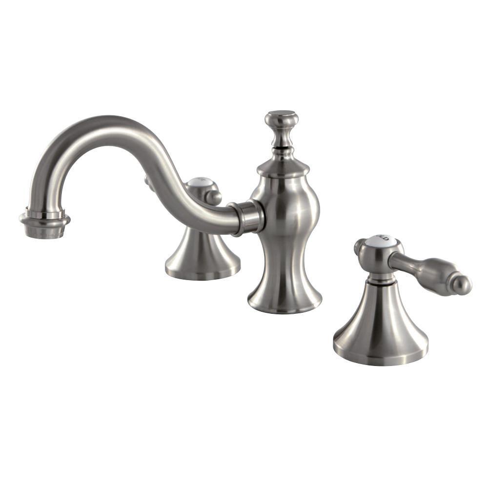 Kingston Brass Tudor Widespread Bathroom Faucet Brushed Nickel