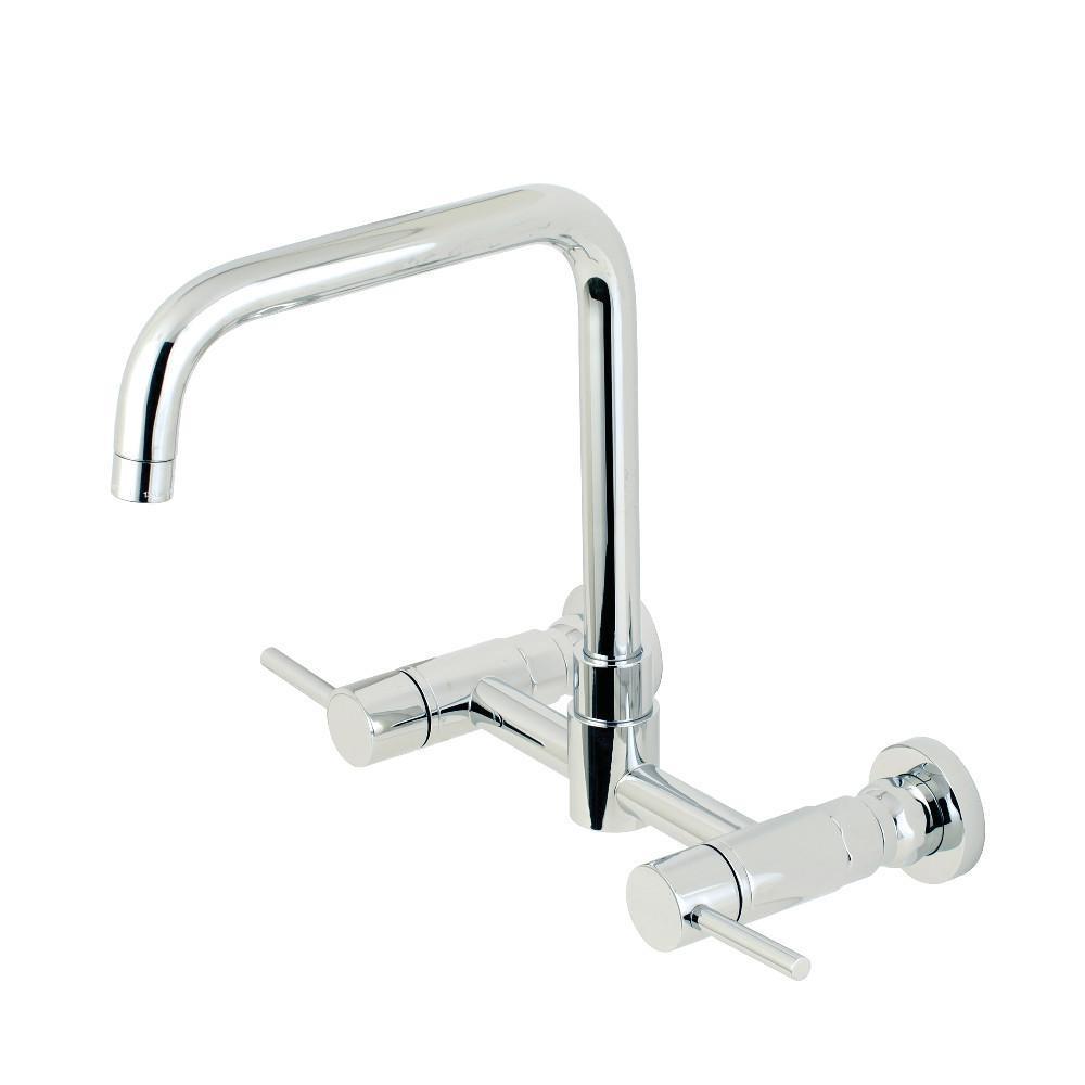 Kingston Brass Concord Wall Mount Kitchen Faucet Polished Chrome