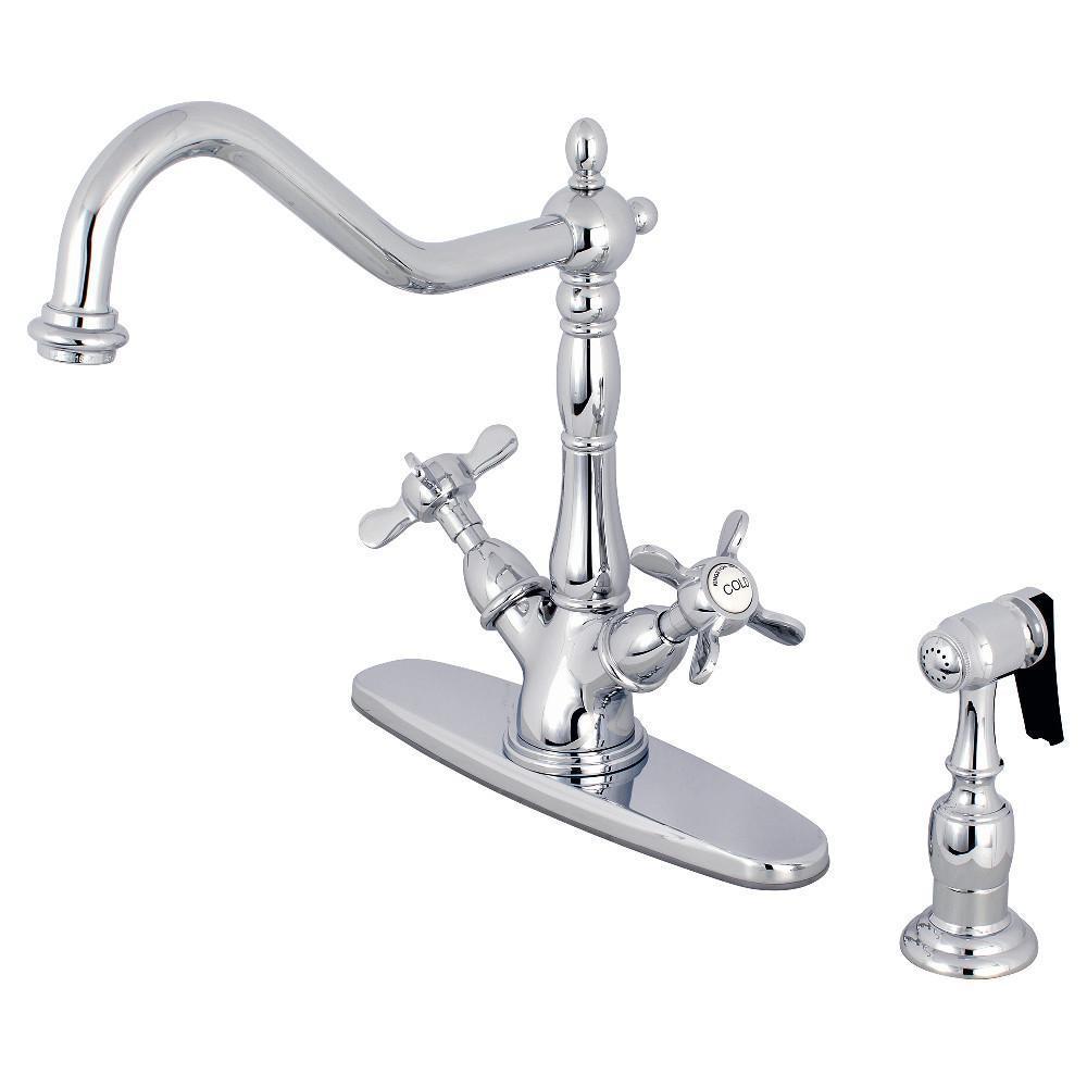 Kingston Brass Essex Multi-Hole Faucet Polished Chrome