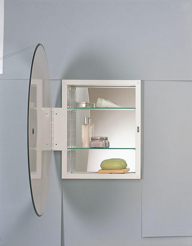 Cove 16 x 26 Recess Mount Glass Shelves Medicine Cabinet - Luxury Bath  Collection